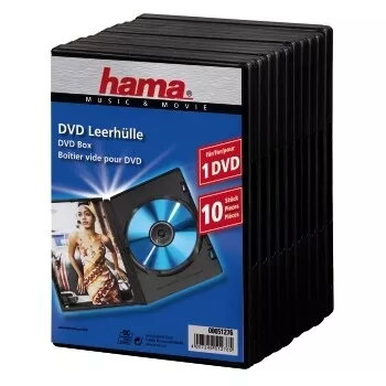 Caixa Jewel Case para CD ótica Hama 00051276 1 CD preto