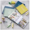 Álbum fotográfico Hama Good Things amarelo 200 folhas 10 x 15 encadernação