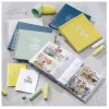 Álbum fotográfico Hama Good Things amarelo 200 folhas 10 x 15 encadernação