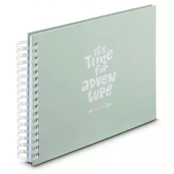 Álbum fotográfico Hama Good Things verde 100 folhas 10 x 15 espiral