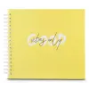 Álbum fotográfico Hama Good Things amarelo 100 folhas 10 x 15 espiral