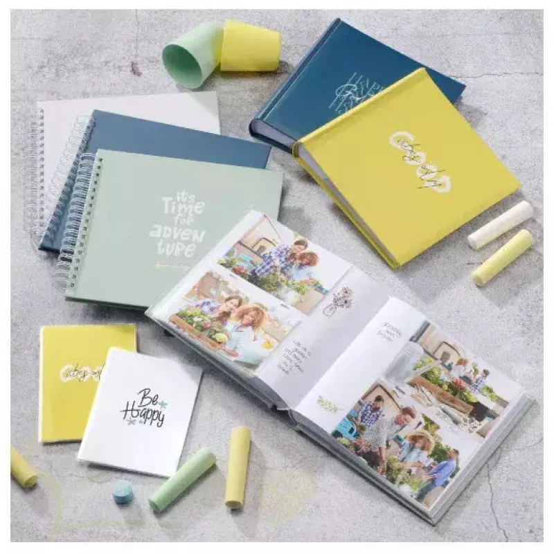 Álbum fotográfico Hama Good Things branco 100 folhas 10 x 15 espiral