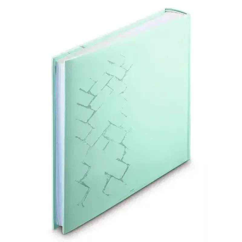 Álbum fotográfico Hama Journey verde-menta 400 folhas 10 x 15 encadernação