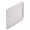 Hama 7739 Floral álbum de fotografias de espiral, 28x24 cm, 50 páginas brancas