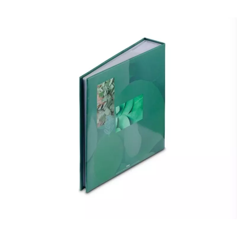 Álbum de fotografias Hama Singo II verde 100 folhas encadernação