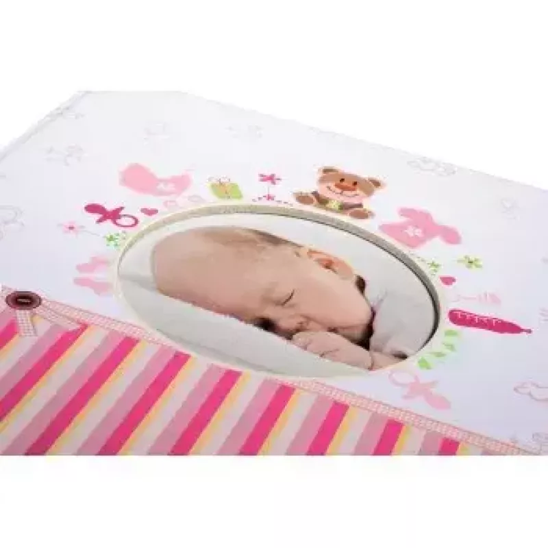 Álbum de fotografias Hama Moni rosa, branco 200 folhas 10 x 15
