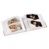 Álbum de fotografias Hama Moni rosa, branco 200 folhas 10 x 15