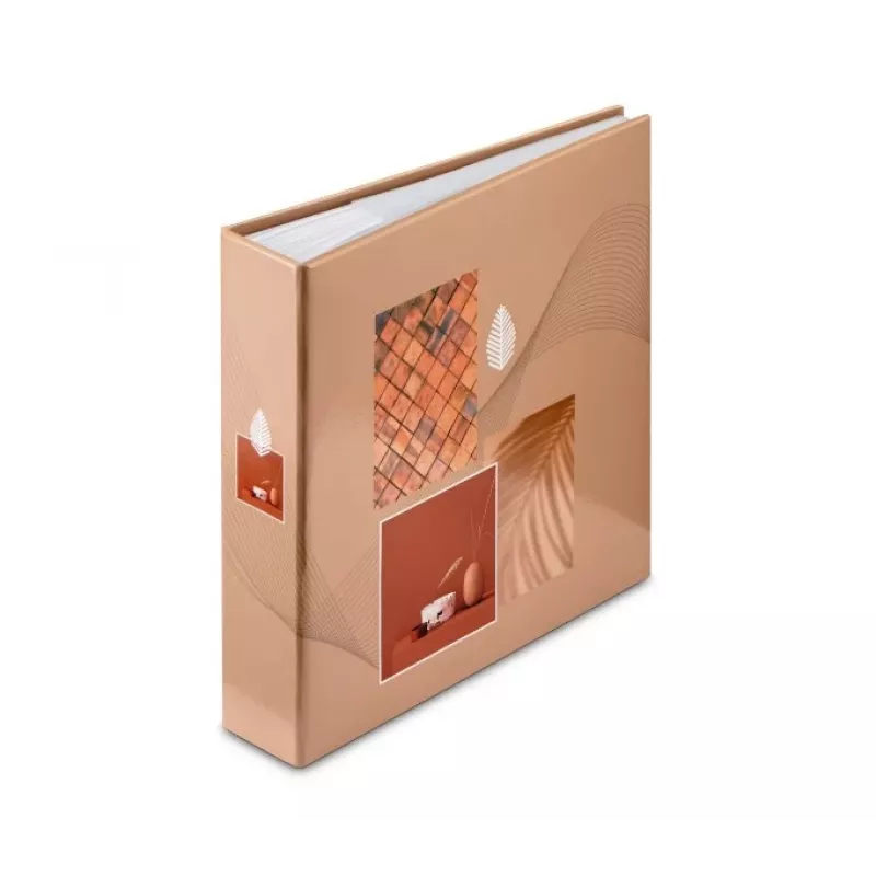 Álbum de fotografias Hama Singo II terracota 100 folhas encadernação