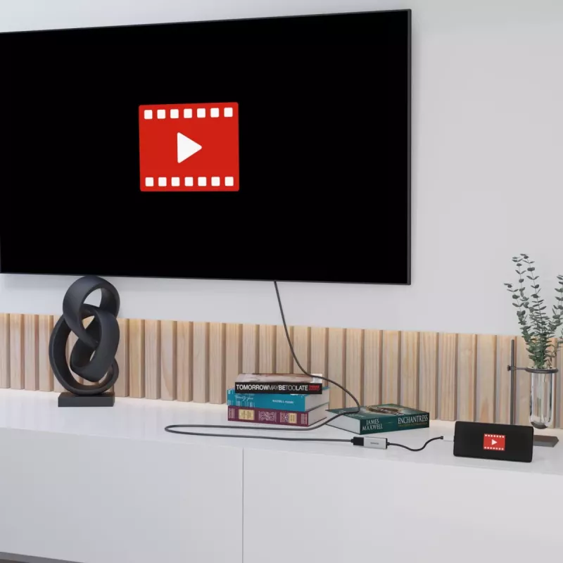 Cabo adaptador de vídeo USB Type-C HDMI Marmitek 08369