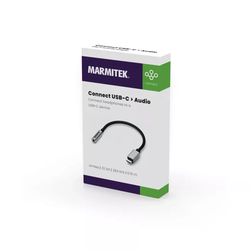 Marmitek Connect USB-C > Audio 8374 adaptador para dispositivos de áudio