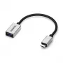 Cabo USB Marmitek 08375 0,15 m USB 3.2 Gen 1 USB-C USB-A preto prateado