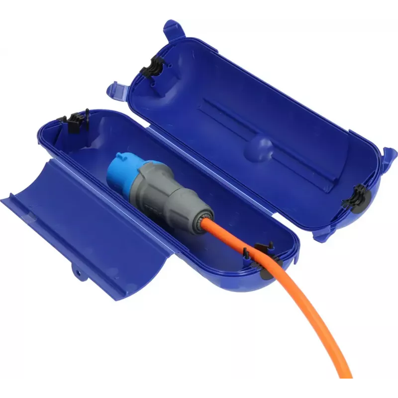 Brennenstuhl 1160540 Safe-Box CEE 230 V cápsula de proteção para ligações de cabos, IP44, azul