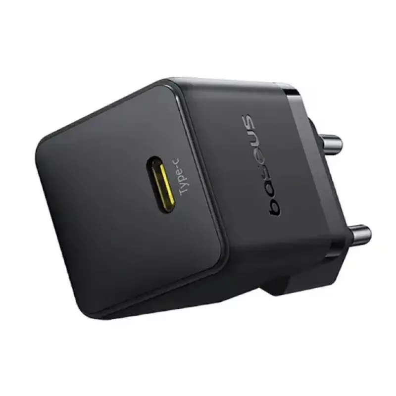 Carregador Baseus Palm Universal Preto AC, 30 W, USB-C PD, interior, compatibilidade universal