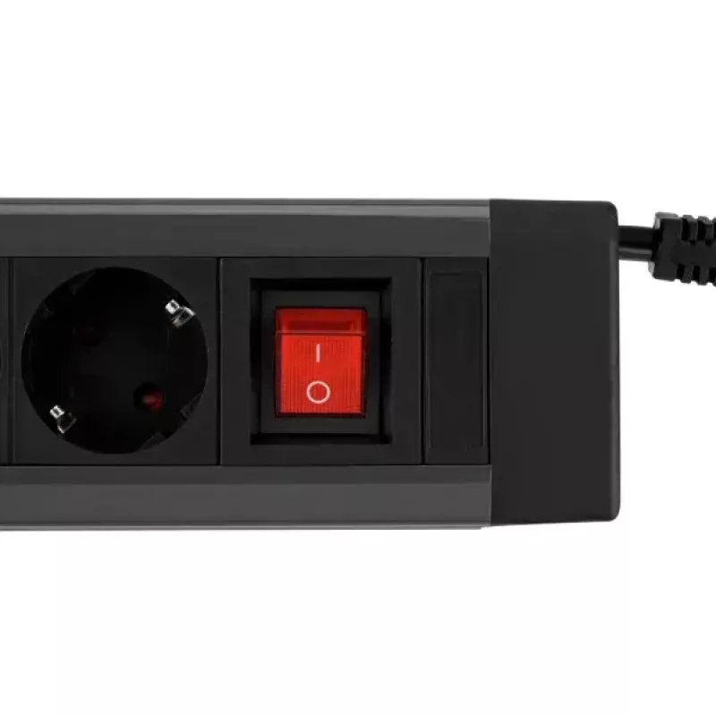 Extensão elétrica REV 14412513 1,9 m 4 saídas AC interior Antracite
