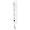Extensão elétrica REV 14612113 2,4 m 6 saídas AC para interior Branco