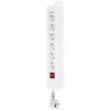 Extensão elétrica REV 14612113 2,4 m 6 saídas AC para interior Branco