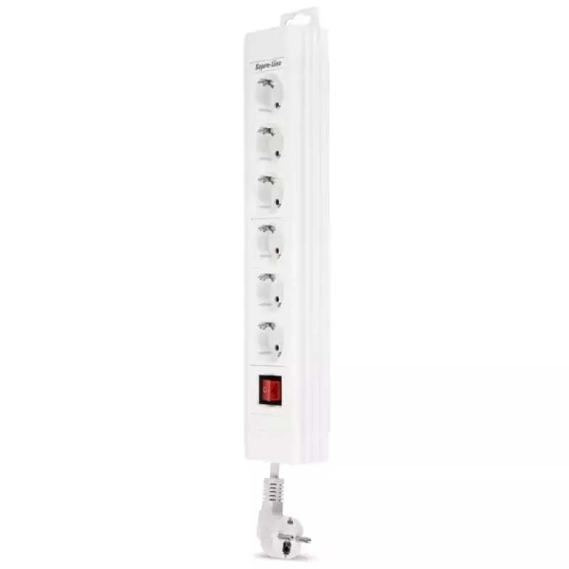 Extensão elétrica REV 14612113 2,4 m 6 saídas AC para interior Branco