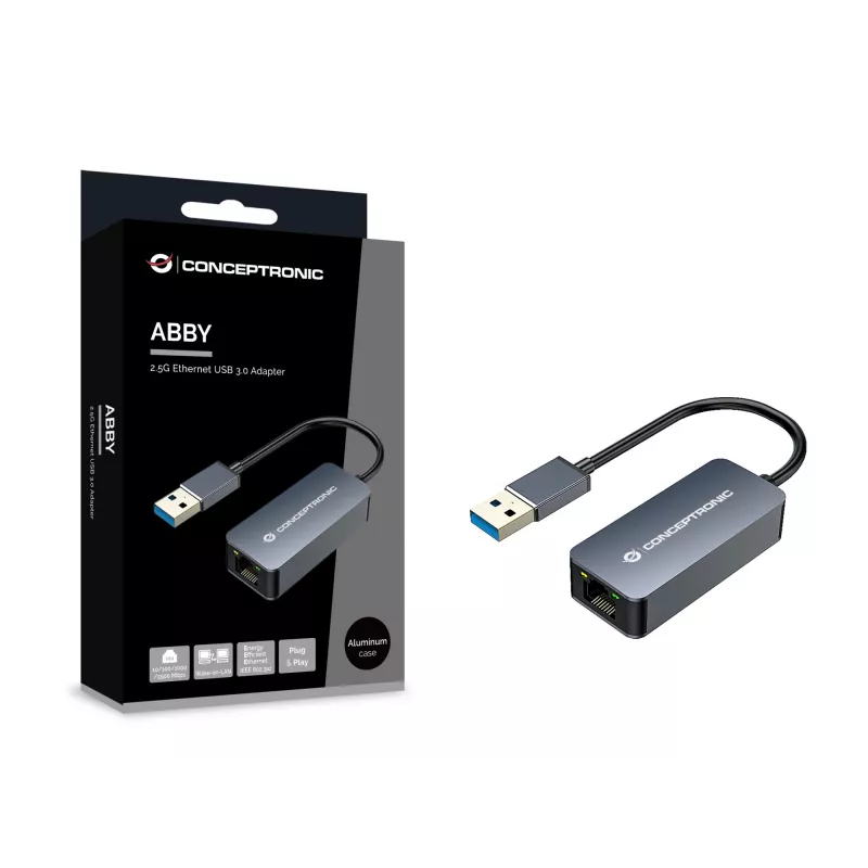Placa de rede Conceptronic ABBY12G Ethernet 2500 Mbit/s