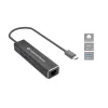 Adaptador Conceptronic ABBY13B Gigabit Ethernet USB 3.2 Gen 1 com hub USB, GbE, USB-A x 2, USB-C x 2