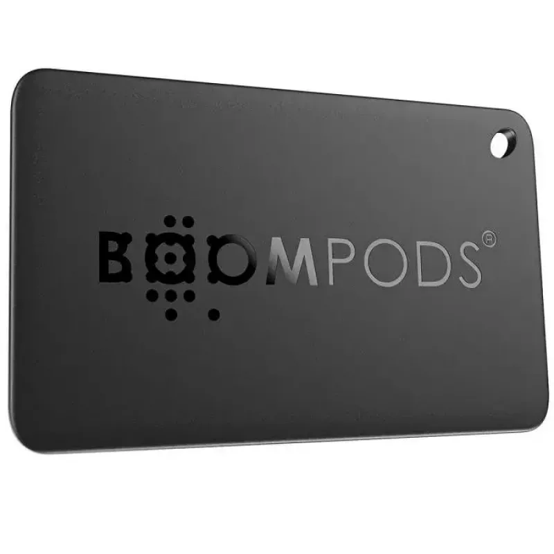 Localizador de objetos Boompods Boomtag & Boomcard pack preto duração da bateria 26298h