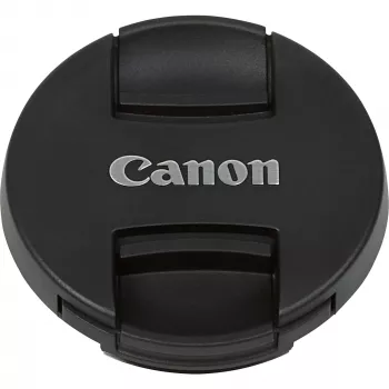 Tampa de objetiva Canon E-58II preto objetiva EF 5,8 cm de diâmetro