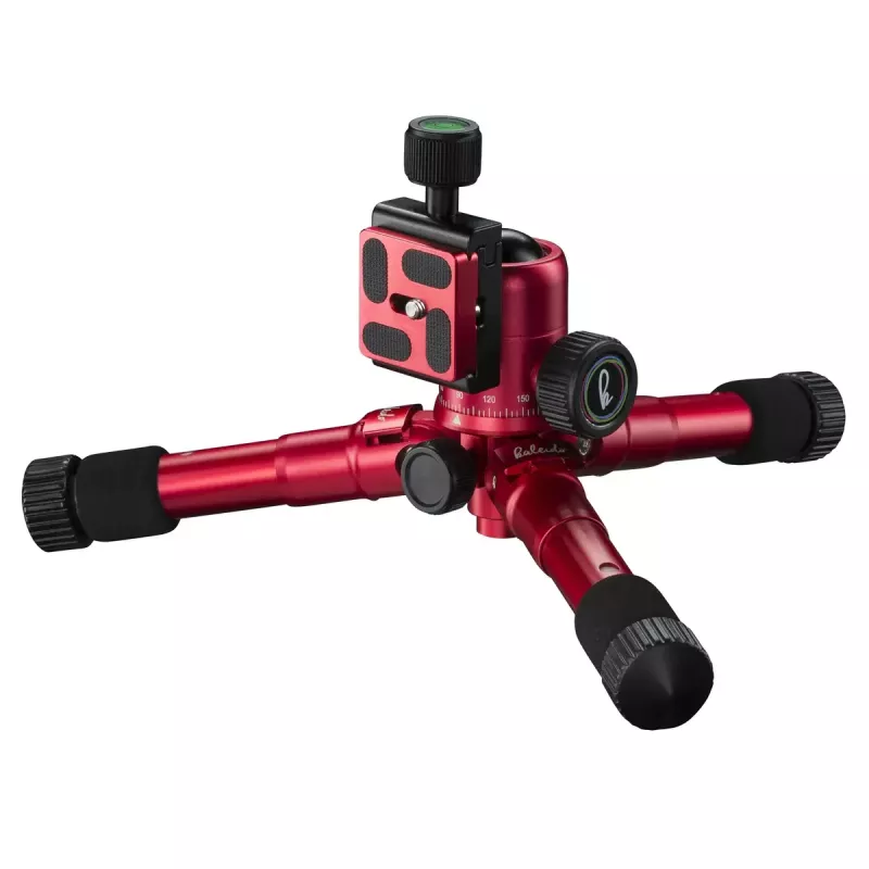 Tripé Mantona 21183 para câmaras digitais e de filmar vermelho