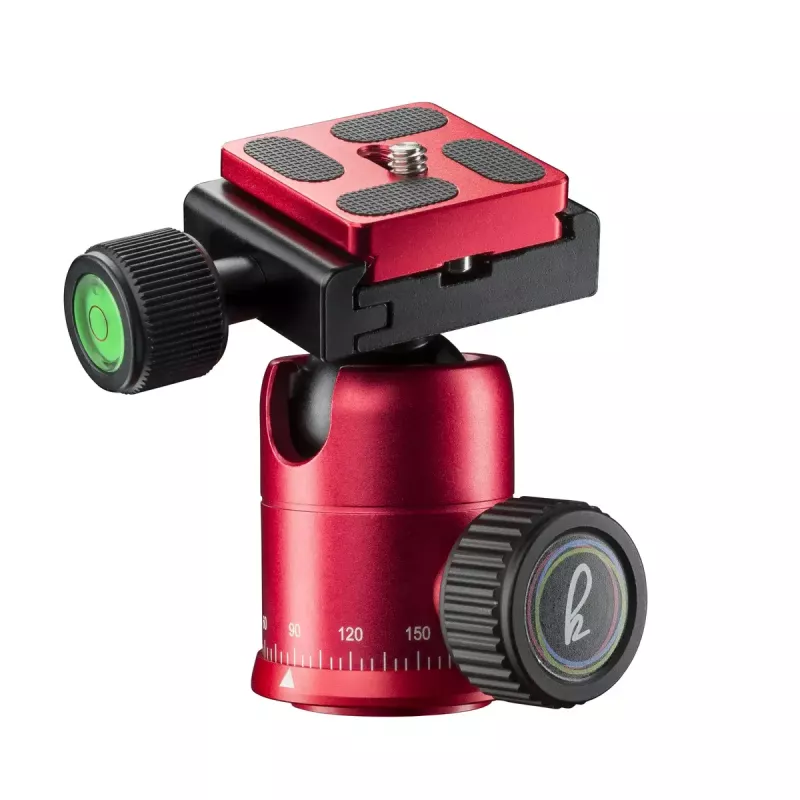 Tripé Mantona 21183 para câmaras digitais e de filmar vermelho