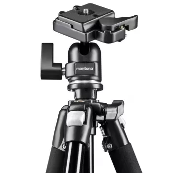 Tripé Mantona Scout MAX para câmaras digitais/de filmar preto