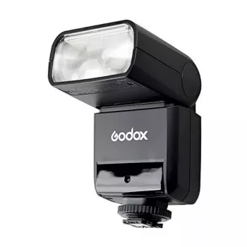 Flash escravo Godox TT350 preto 2,2 s tempo de carregamento pilha AA
