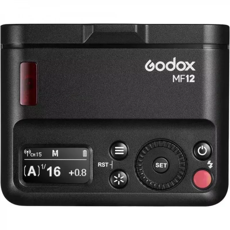 Flash macro Godox MF12 1,7 s tempo de reciclagem 12 W de potência