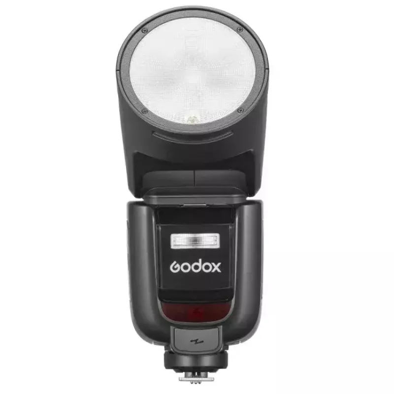 Flash de cabeça redonda TTL Li-ion Godox V1Pro para Fuji 1,5 s tempo de carregamento