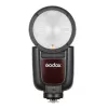 Flash de cabeça redonda TTL Li-ion Godox V1Pro para Fuji 1,5 s tempo de carregamento