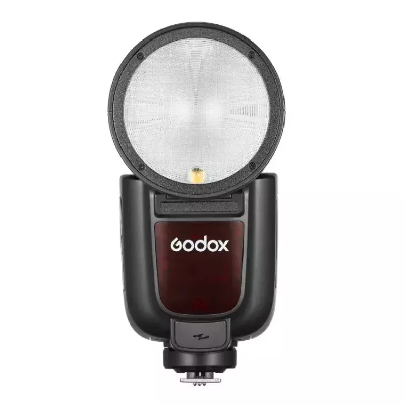 Flash de cabeça redonda TTL Li-ion Godox V1Pro para Fuji 1,5 s tempo de carregamento