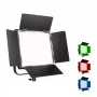 Luz LED Walimex Rainbow 50 W preta alumínio plástico 50000 h