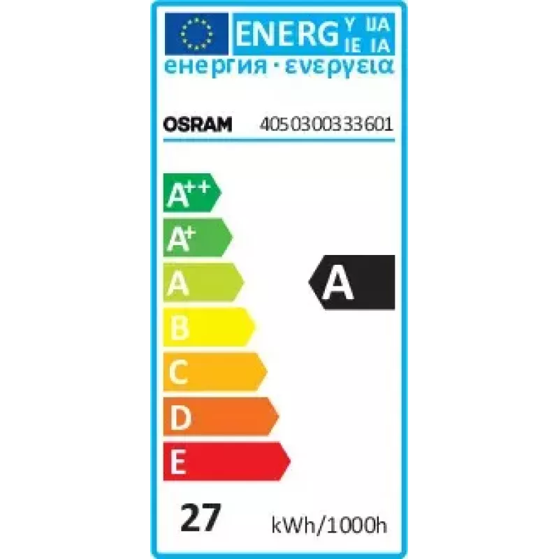 Lâmpada fluorescente Osram DULUX F 24 W 2G10 branco quente 1700 lm