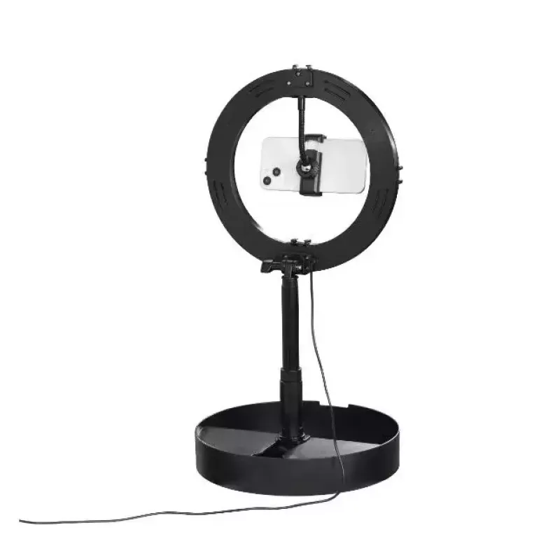 Hama SpotLight FoldUp 102 II kit de luz circular LED para smartphones, dobrável (00004658)