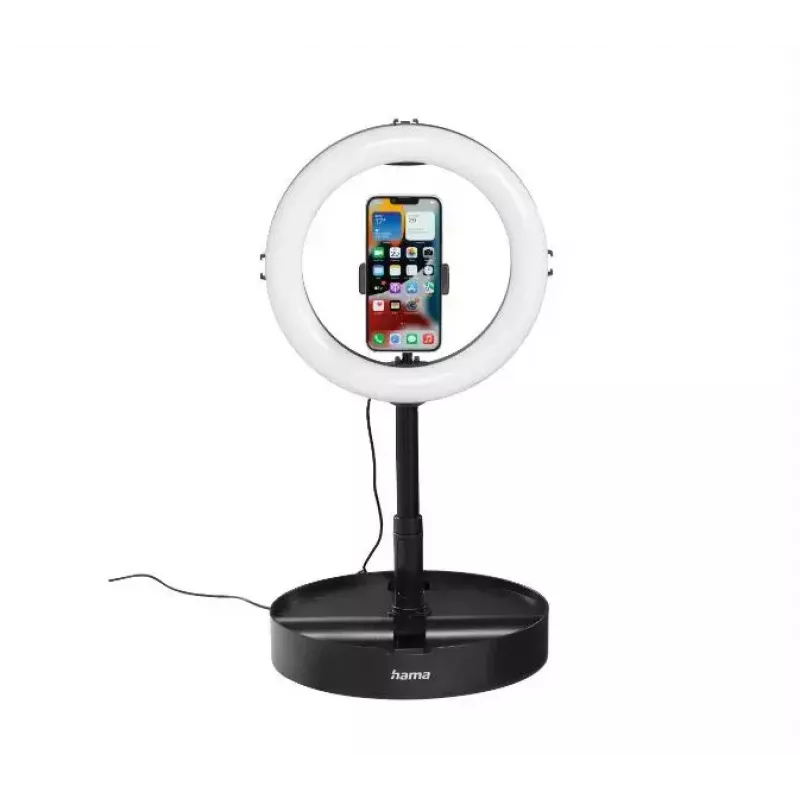Hama SpotLight FoldUp 102 II kit de luz circular LED para smartphones, dobrável (00004658)