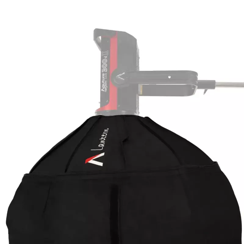 Lanterna Aputure 90 preta branca 90 cm cobertura difusora gaiola de molas