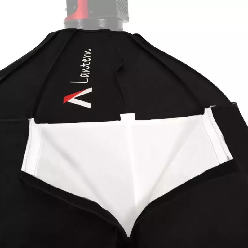 Lanterna Aputure 90 preta branca 90 cm cobertura difusora gaiola de molas