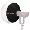 Lanterna Aputure 90 preta branca 90 cm cobertura difusora gaiola de molas