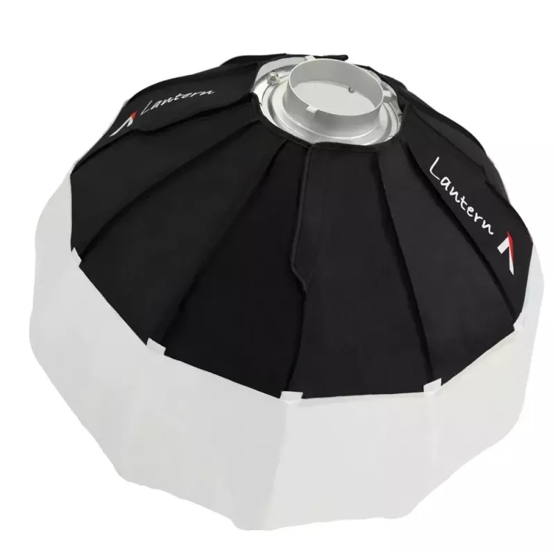 Lanterna Aputure 90 preta branca 90 cm cobertura difusora gaiola de molas