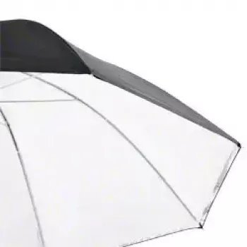 Guarda-chuva Walimex 17655 preto branco diâmetro 109 cm peso 395 g