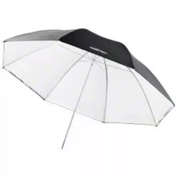 Guarda-chuva Walimex 17655 preto branco diâmetro 109 cm peso 395 g
