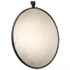 Refletor de estúdio fotográfico Walimex 17681 redondo preto dourado prateado transparente branco diâmetro 56 cm