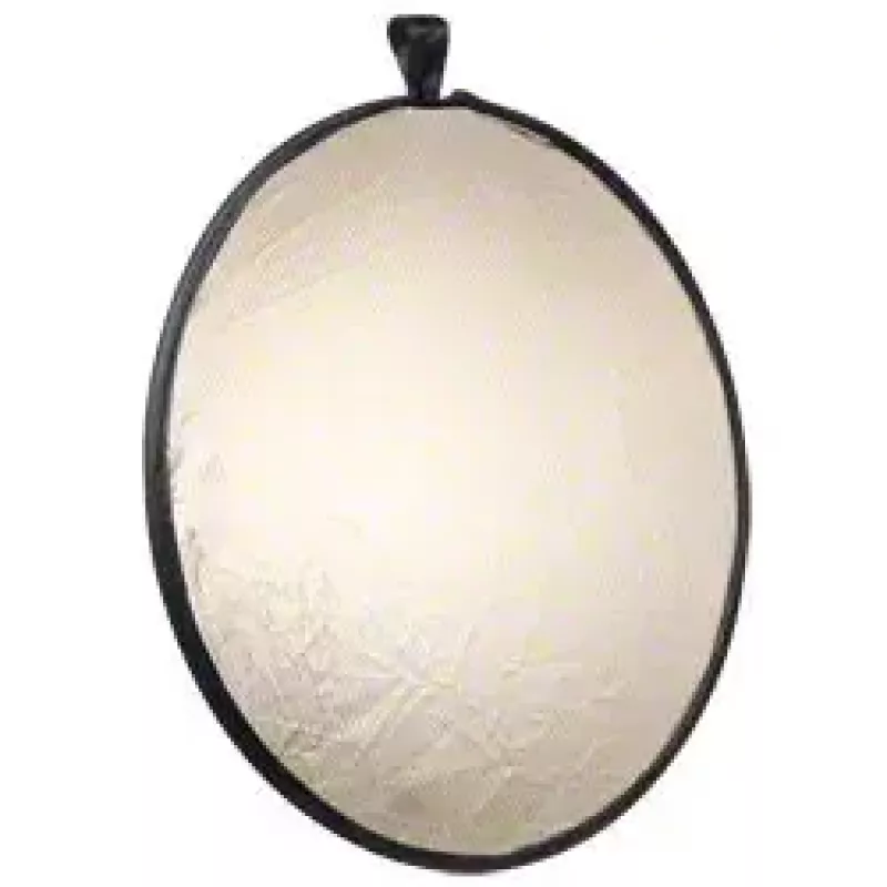 Refletor de estúdio fotográfico Walimex 17681 redondo preto dourado prateado transparente branco diâmetro 56 cm