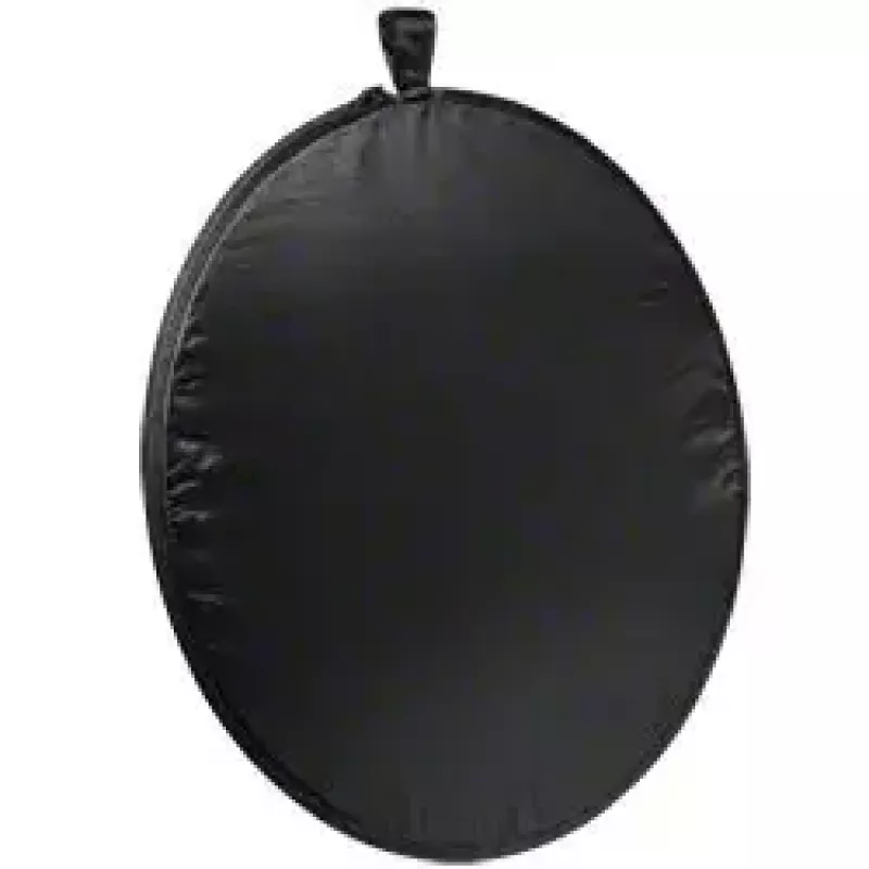 Refletor de estúdio fotográfico Walimex 17681 redondo preto dourado prateado transparente branco diâmetro 56 cm