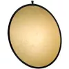 Refletor Walimex 17690 redondo dourado prateado 107 cm