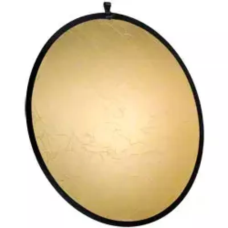 Refletor Walimex 17690 redondo dourado prateado 107 cm