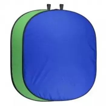 Walimex pro fundo dobrável 150 x 210 cm, verde/azul (20731)