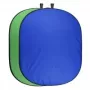 Walimex pro fundo dobrável 150 x 210 cm, verde/azul (20731)